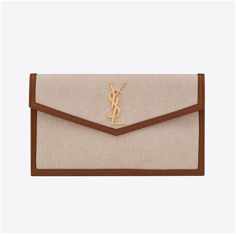 ysl leather pouch bag|ysl uptown pouch sale.